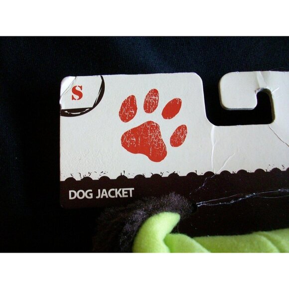 Pet Dog Puppy Coat Jacket Worm Winter Costume Hood Snap Gray Small Brown Trim - Picture 6 of 6